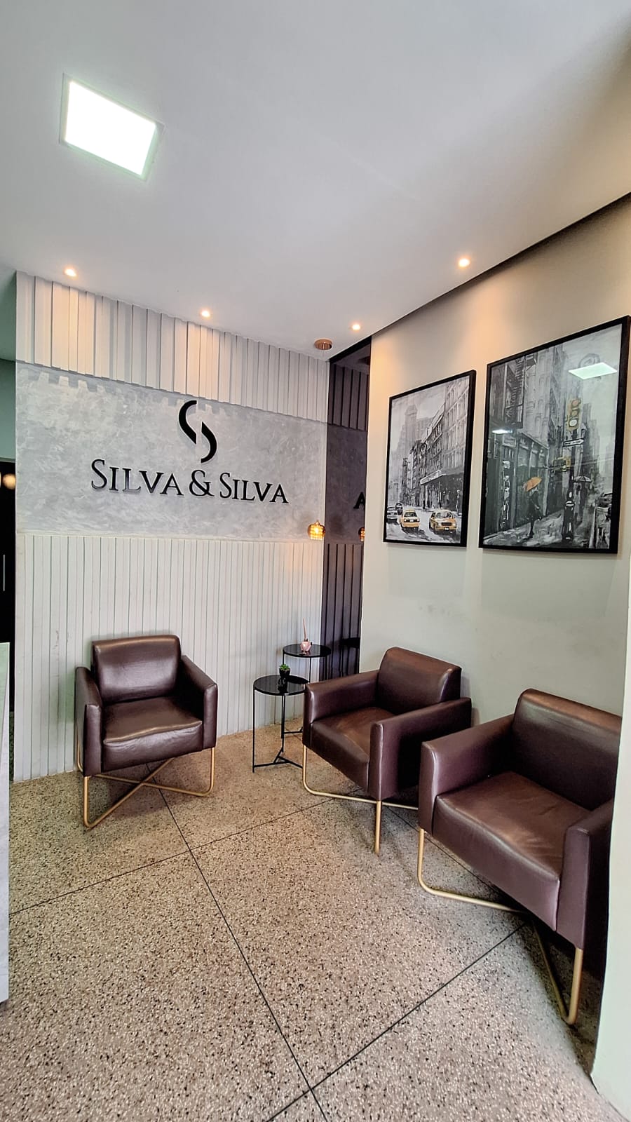 Um lugar tranquilo, chique e confortável para os clientes